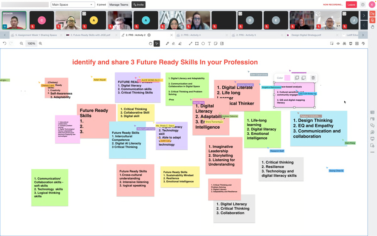 Collaborative Skills Whiteboard